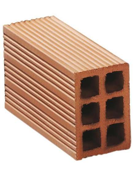 Bloque hueco cerámico (varios gruesos)