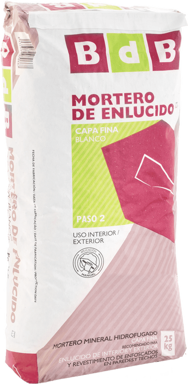 Mortero monocapa (capa fina/gruesa)