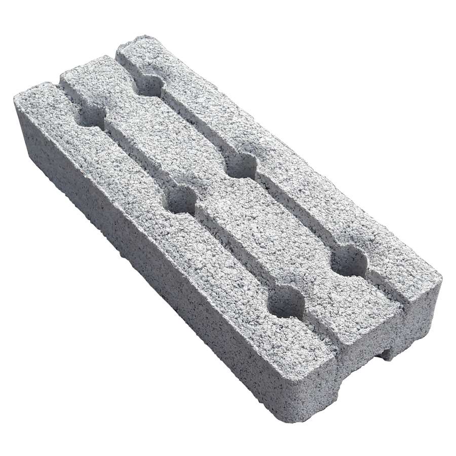 Base de hormigón para valla